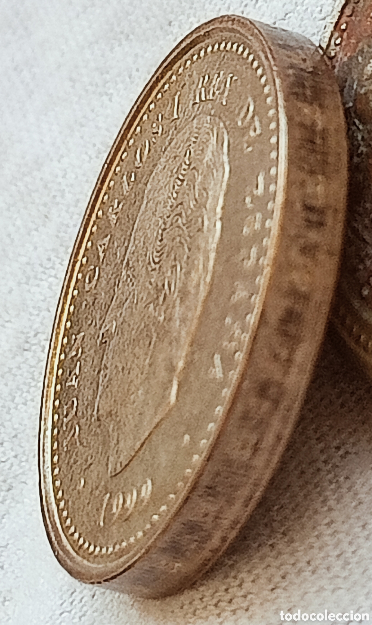 Monedas con errores: Moneda de 100 pesetas a&ntilde;o Inter.per, mayor(error Incuso) - Foto 24