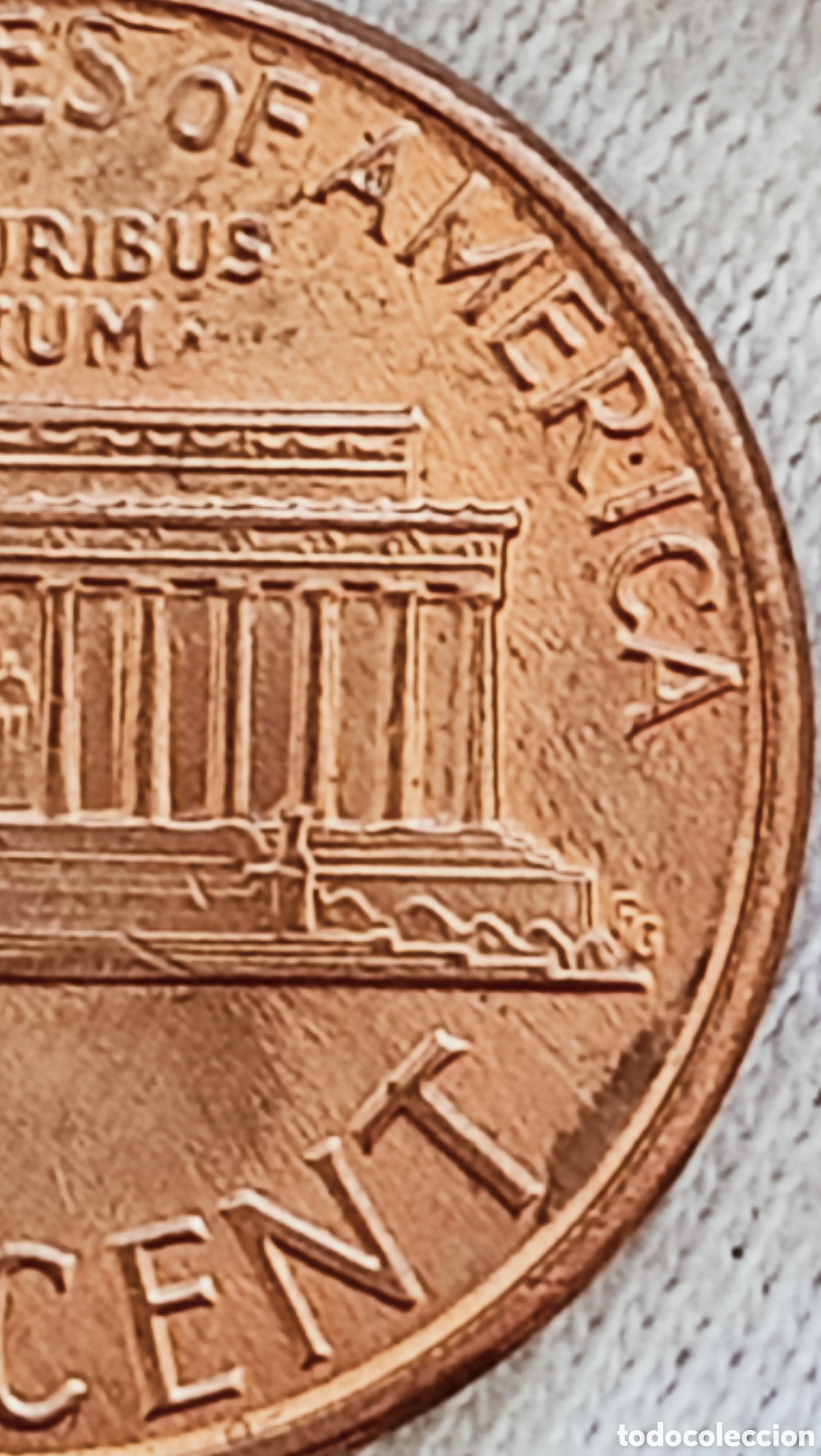 Monedas con errores: Moneda USA 1cent-Variante Rara RDV-006 - Foto 2