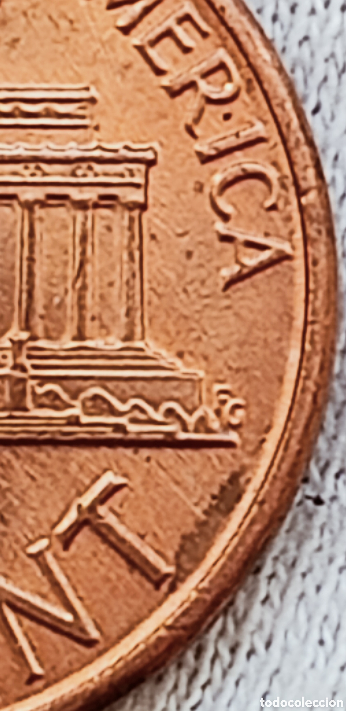 Monedas con errores: Moneda USA 1cent-Variante Rara RDV-006 - Foto 4