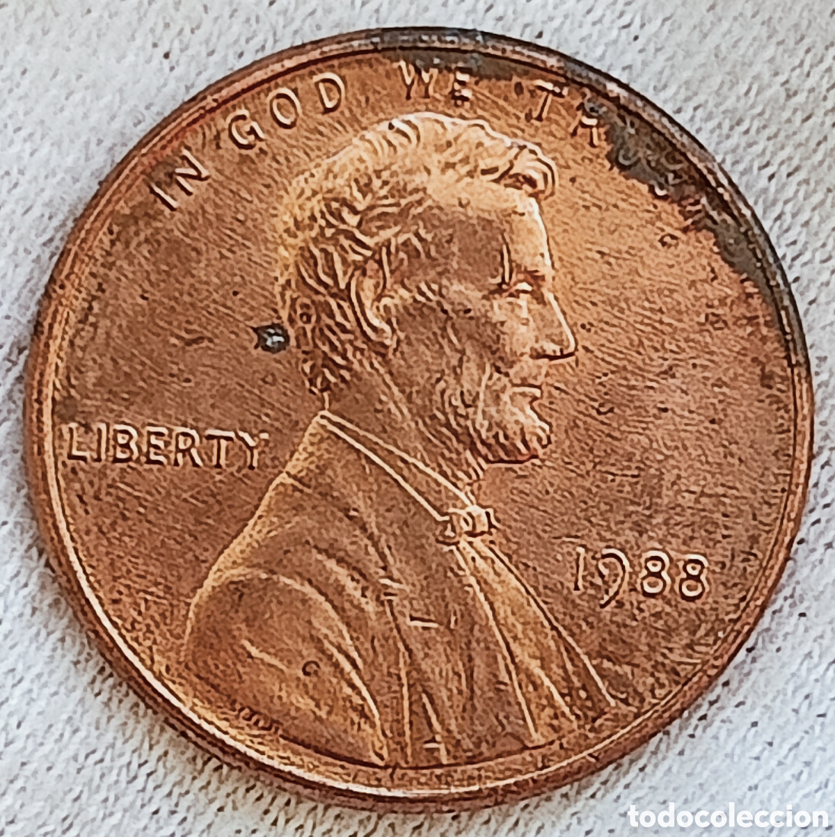 Monedas con errores: Moneda USA 1cent-Variante Rara RDV-006 - Foto 5