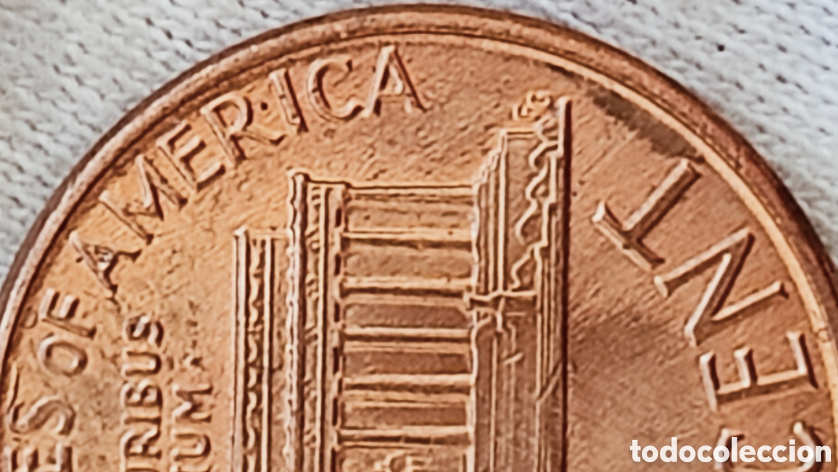 Monedas con errores: Moneda USA 1cent-Variante Rara RDV-006 - Foto 10