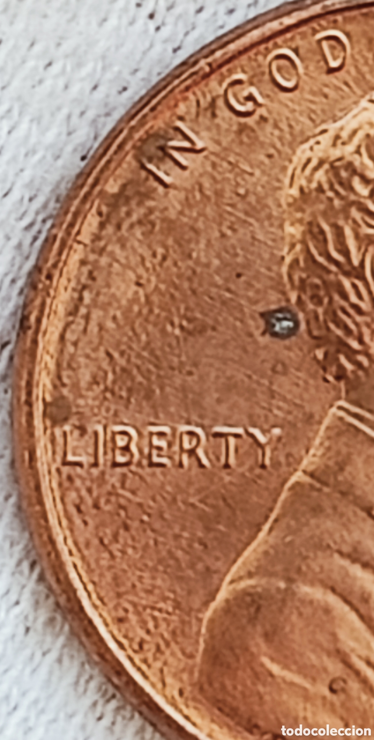 Monedas con errores: Moneda USA 1cent-Variante Rara RDV-006 - Foto 12