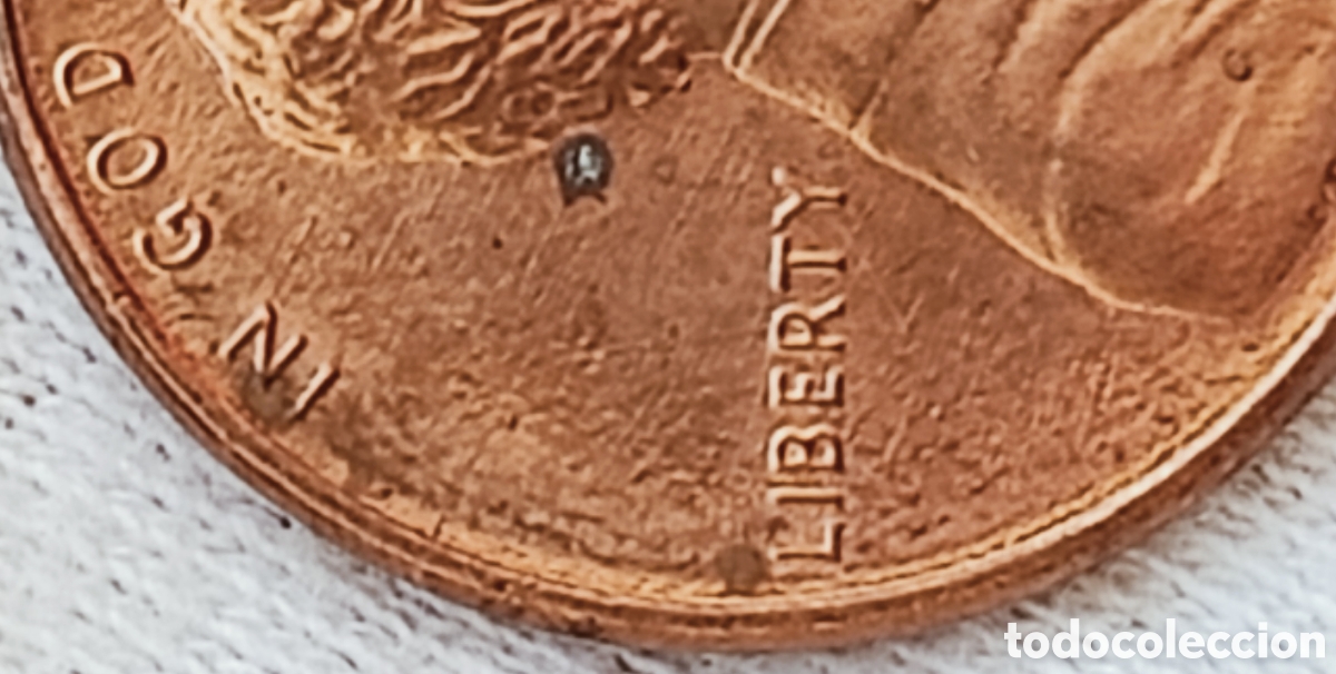 Monedas con errores: Moneda USA 1cent-Variante Rara RDV-006 - Foto 13