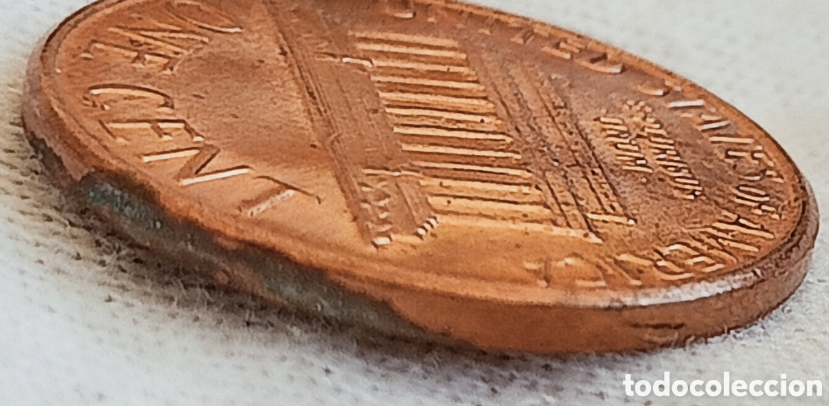 Monedas con errores: Moneda USA 1cent-Variante Rara RDV-006 - Foto 26