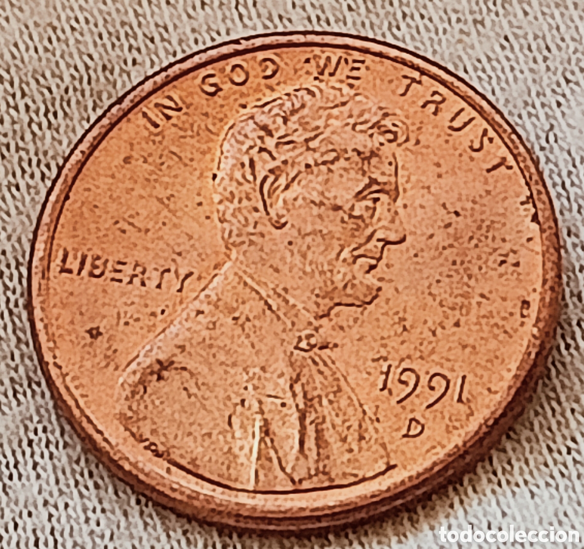 Monedas con errores: USA-1991-D Lincoln Cent-Especial- - Foto 7