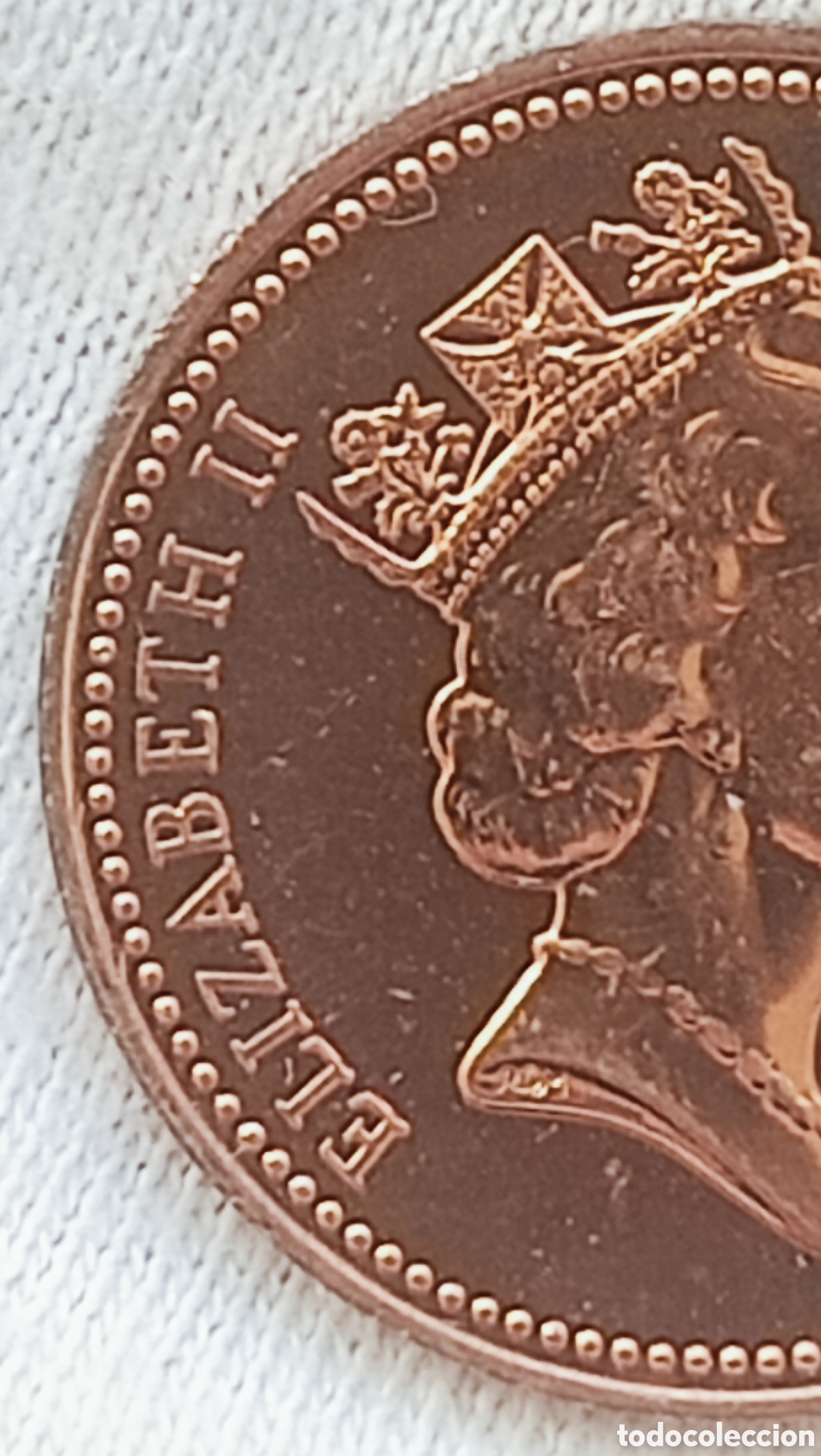 Monedas con errores: Moneda de 1 Penny 1987(Rareza) &Uacute;NICA - Foto 7