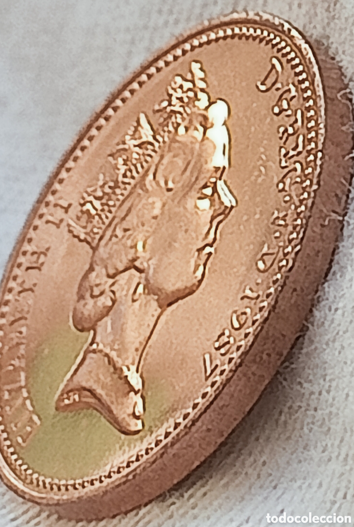 Monedas con errores: Moneda de 1 Penny 1987(Rareza) &Uacute;NICA - Foto 24