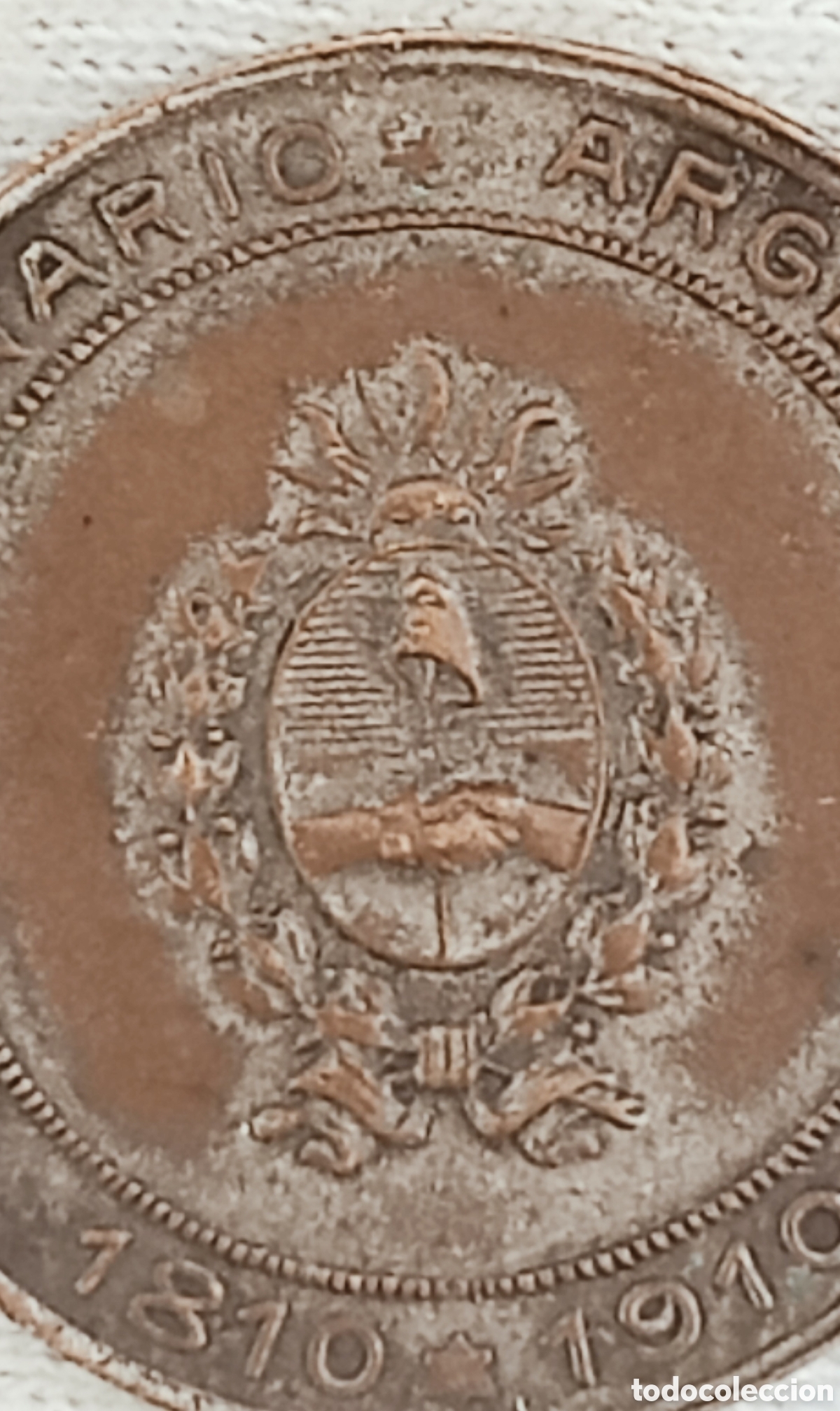 Monedas con errores: Moneda Medalla conme. (1810-1910) Var&iacute;ante - Foto 4