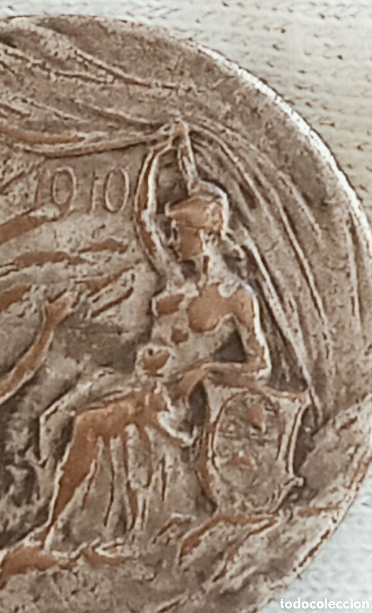 Monedas con errores: Moneda Medalla conme. (1810-1910) Var&iacute;ante - Foto 9