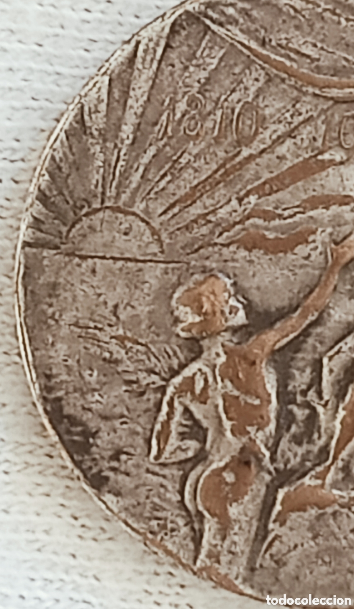 Monedas con errores: Moneda Medalla conme. (1810-1910) Var&iacute;ante - Foto 11