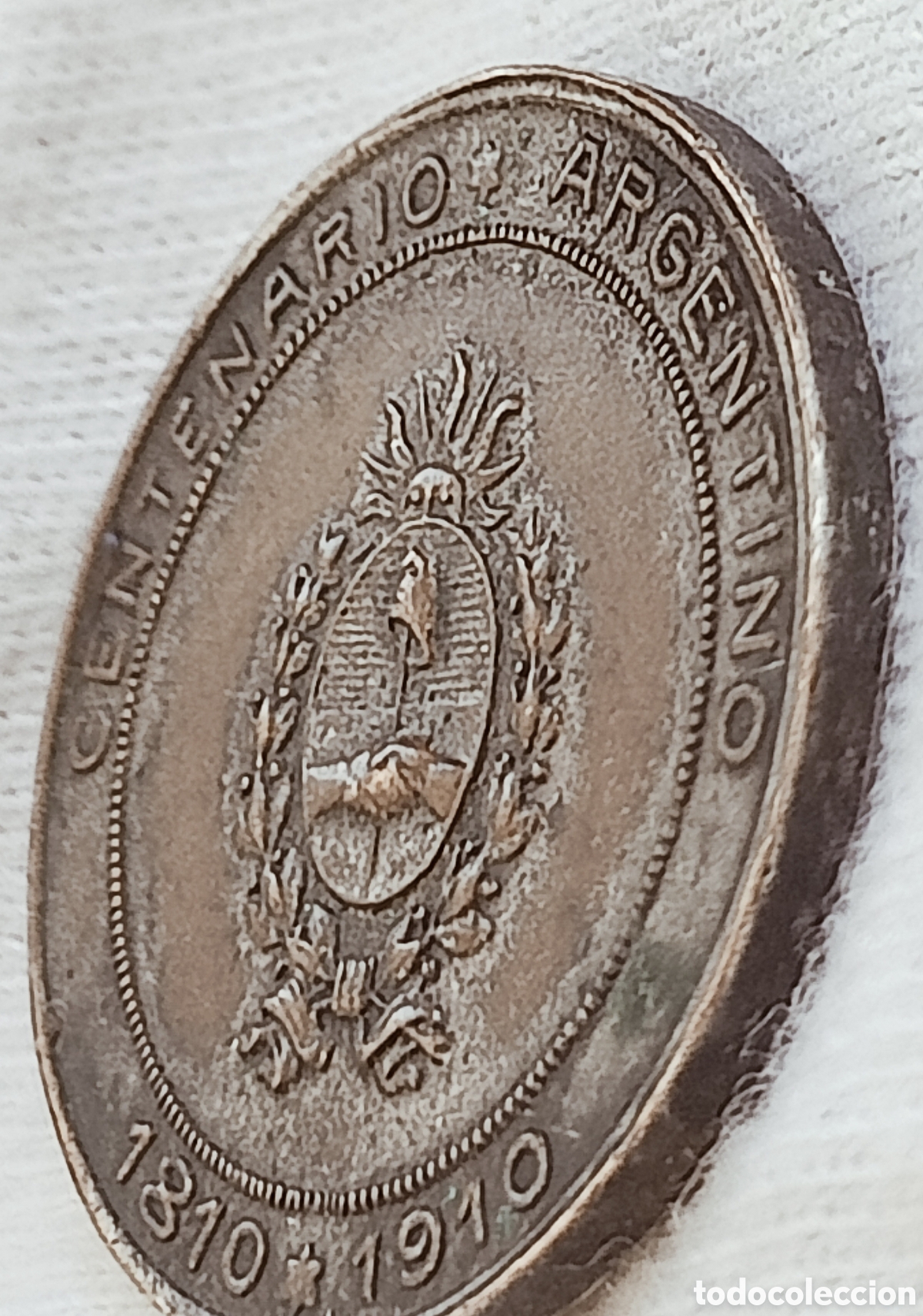 Monedas con errores: Moneda Medalla conme. (1810-1910) Var&iacute;ante - Foto 22