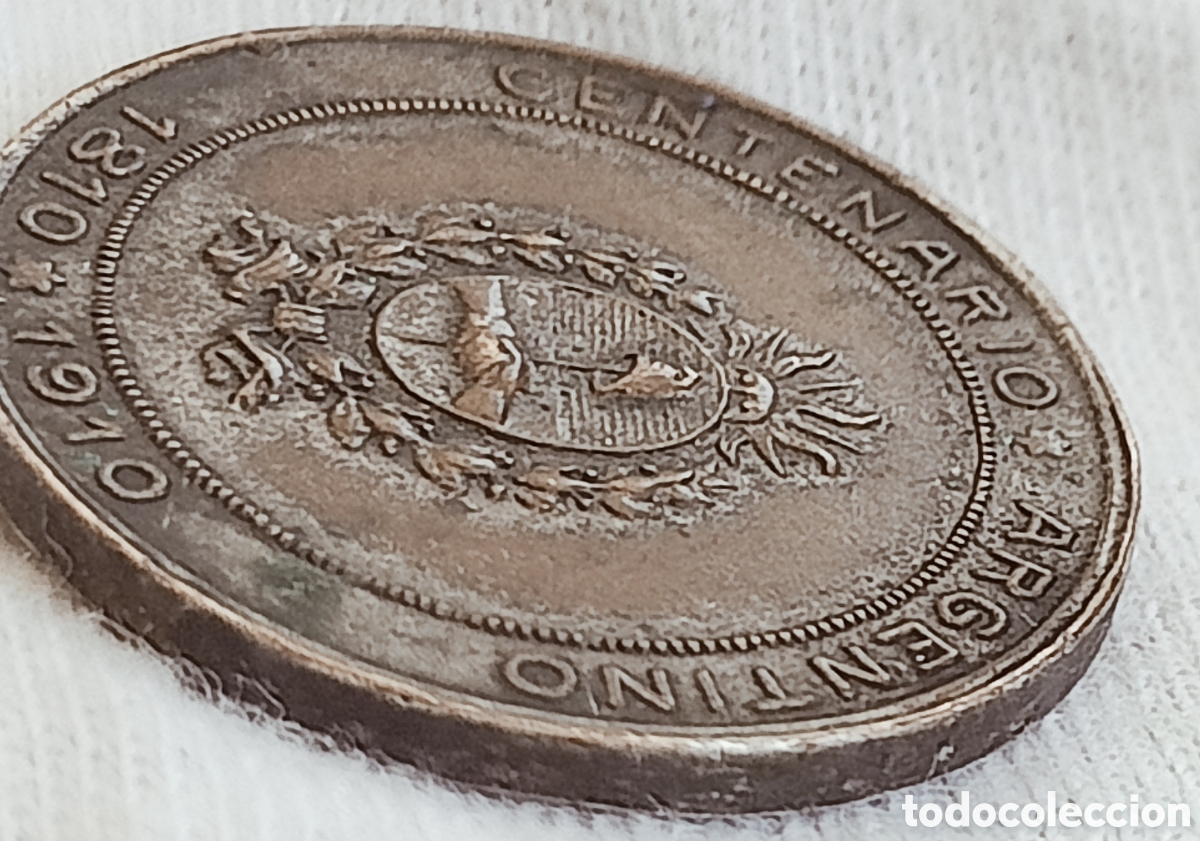 Monedas con errores: Moneda Medalla conme. (1810-1910) Var&iacute;ante - Foto 23