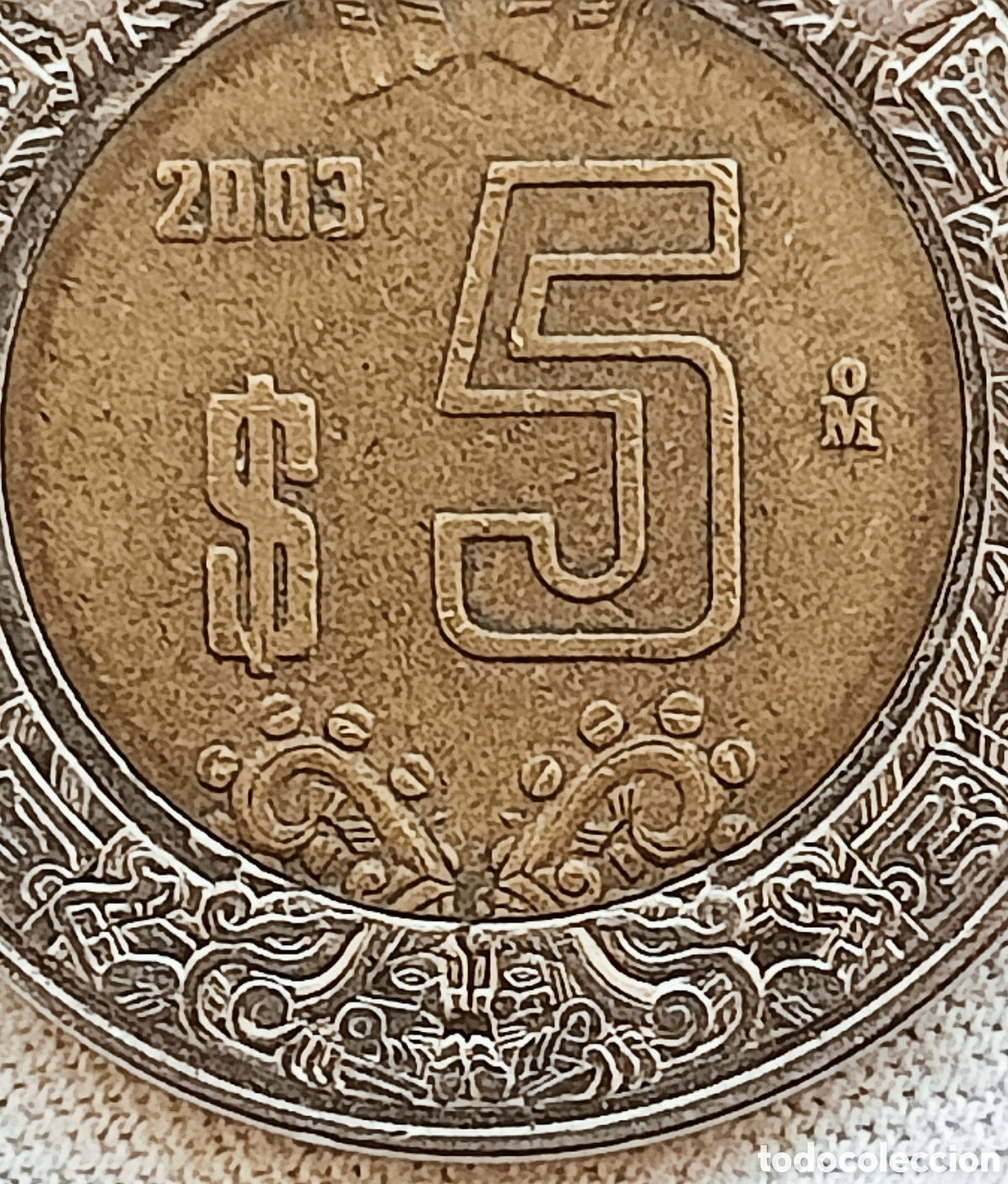 Monedas con errores: Moneda (5 Pesos 2003) Ensayo T&eacute;cnico. - Foto 7