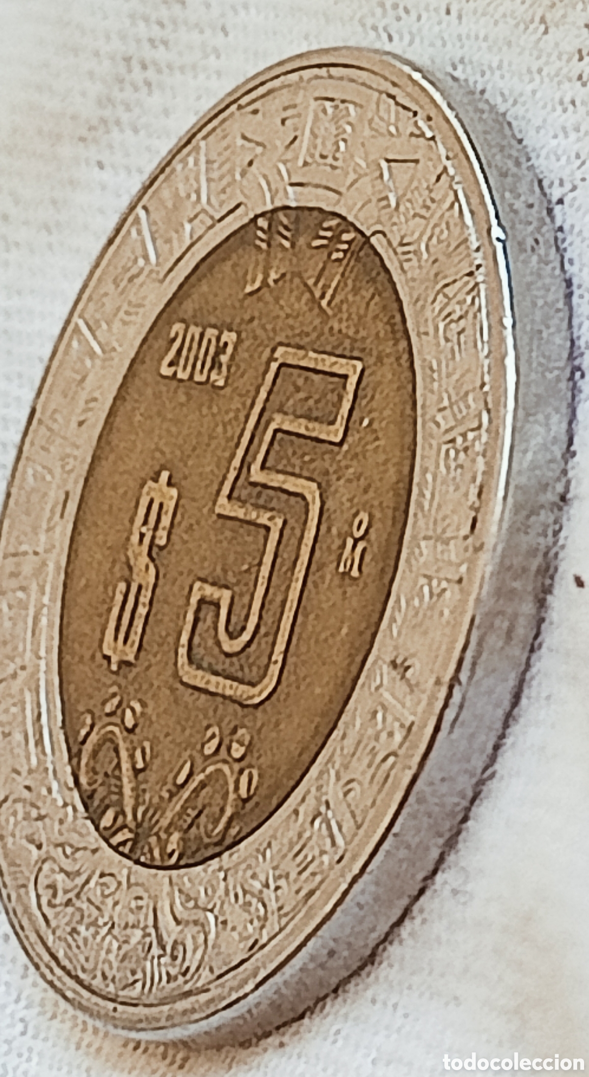 Monedas con errores: Moneda (5 Pesos 2003) Ensayo T&eacute;cnico. - Foto 15