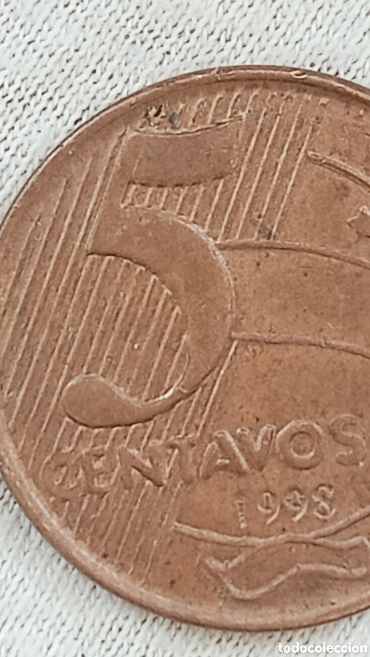 Monedas con errores: Moneda de Brasil -1998-Variantes - Foto 7
