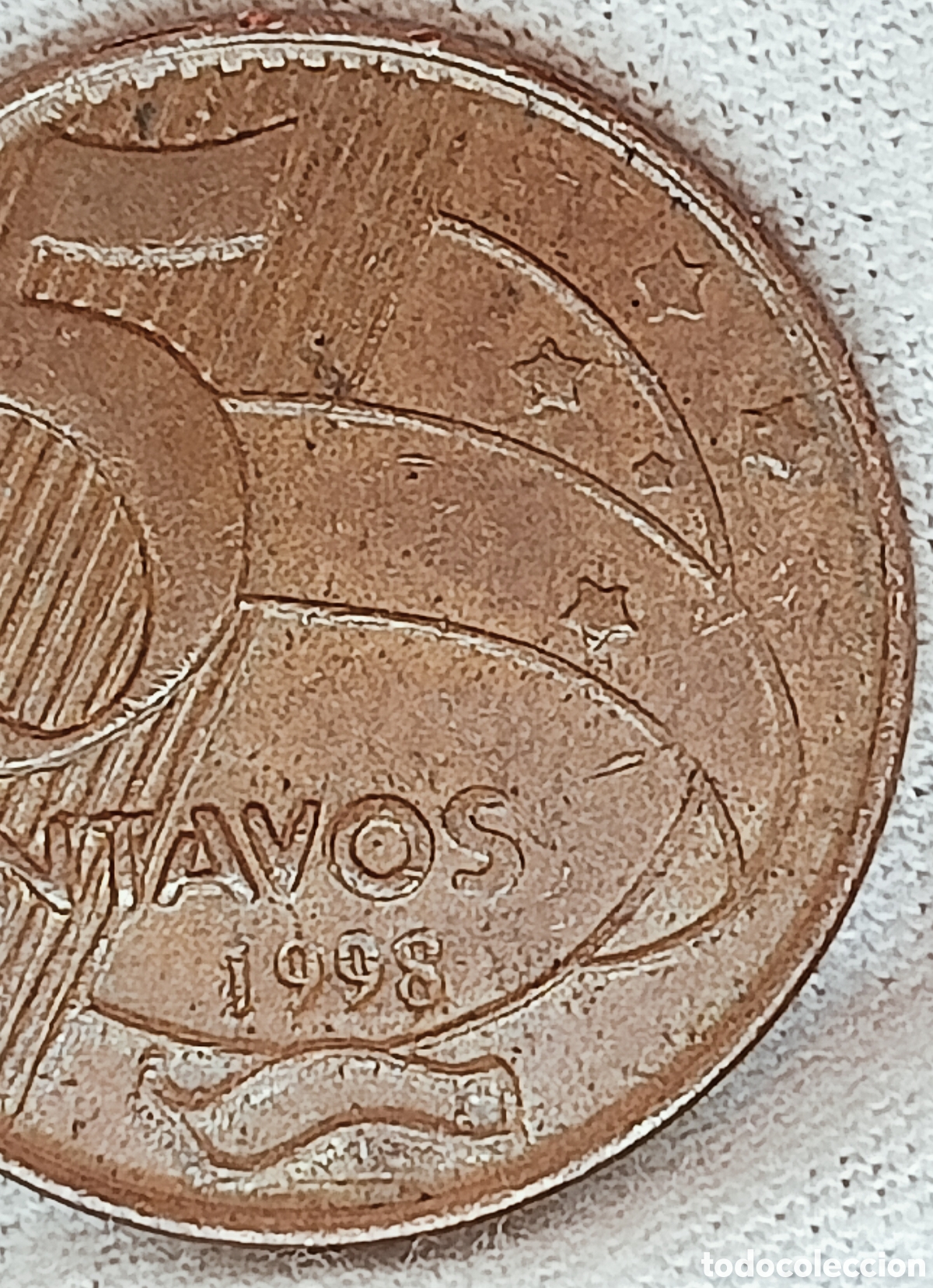 Monedas con errores: Moneda de Brasil -1998-Variantes - Foto 11