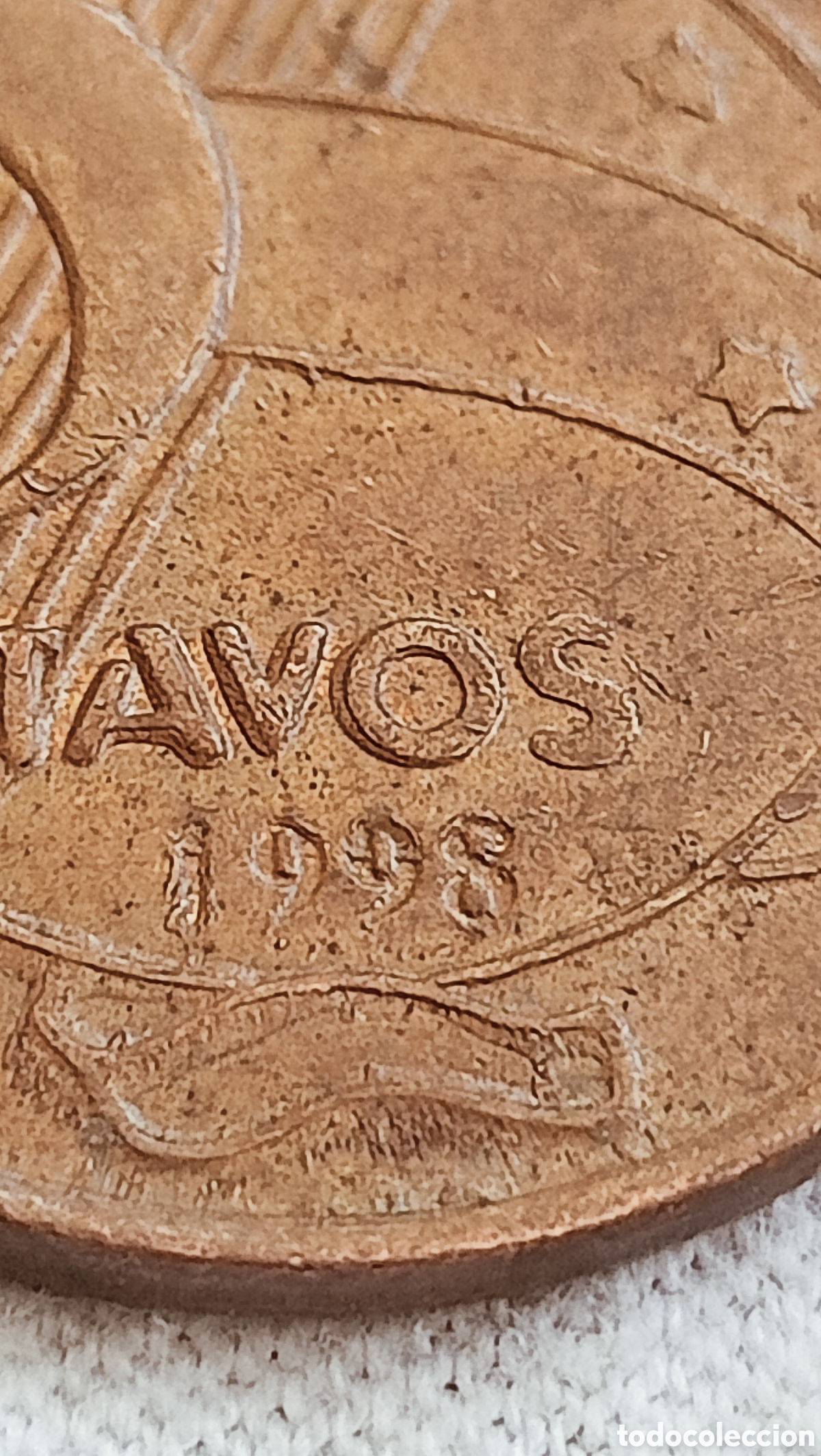 Monedas con errores: Moneda de Brasil -1998-Variantes - Foto 16