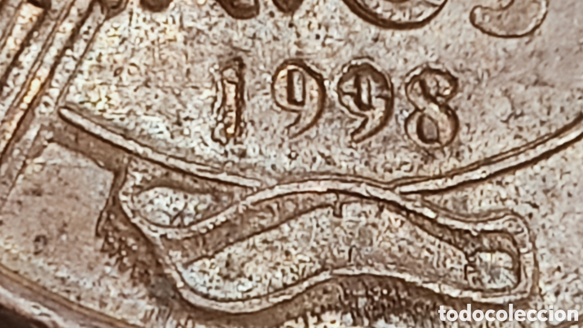 Monedas con errores: Moneda de Brasil -1998-Variantes - Foto 20