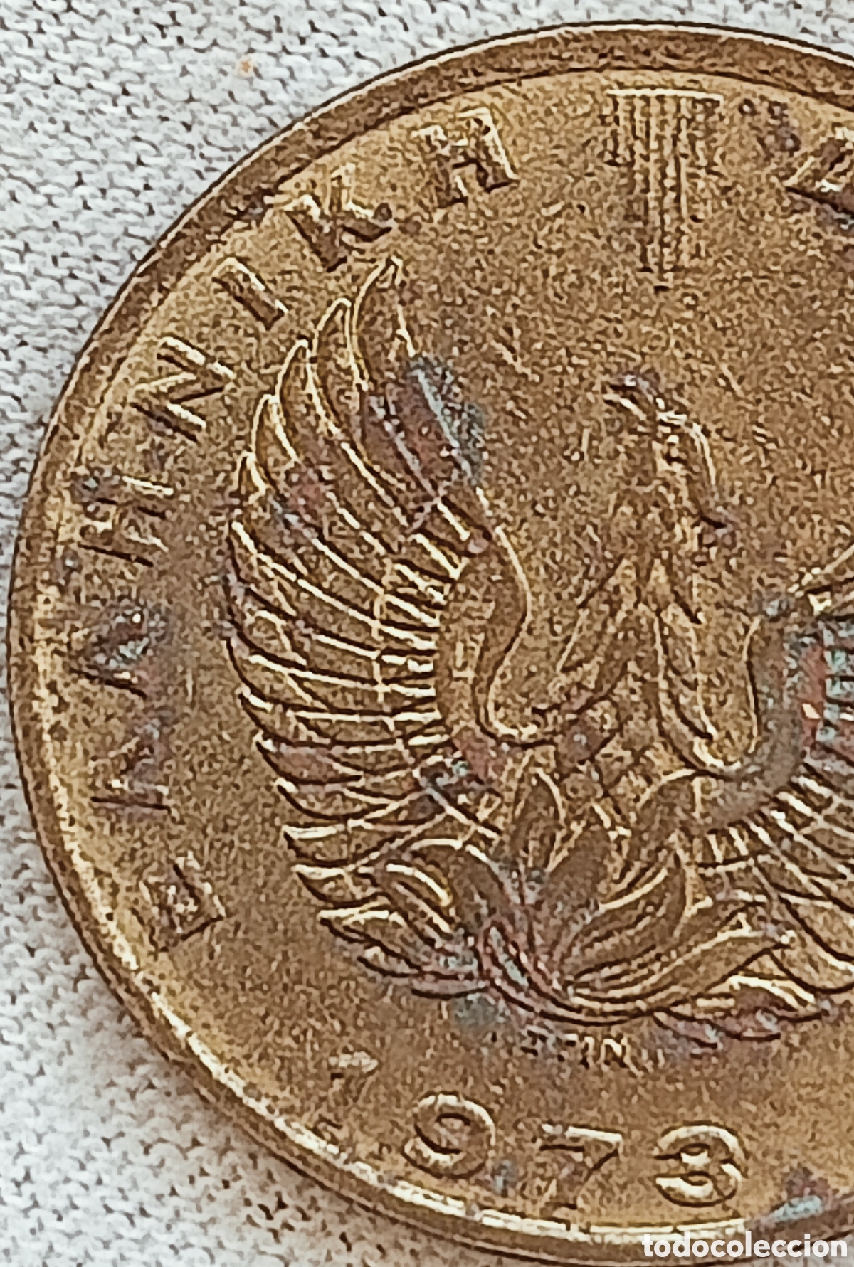 Monedas con errores: Moneda 2 Dracmas (Variante)1973 - Foto 15