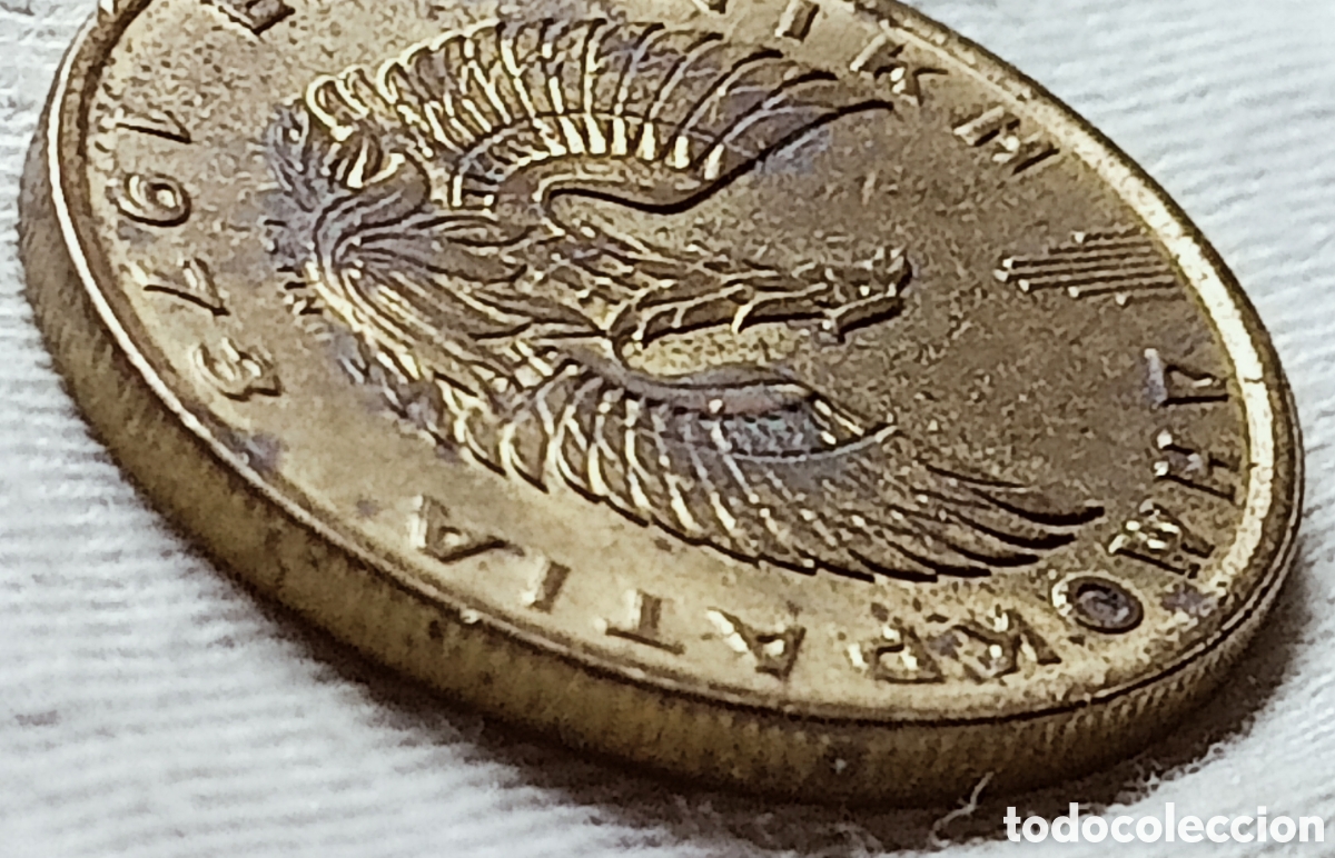 Monedas con errores: Moneda 2 Dracmas (Variante)1973 - Foto 1