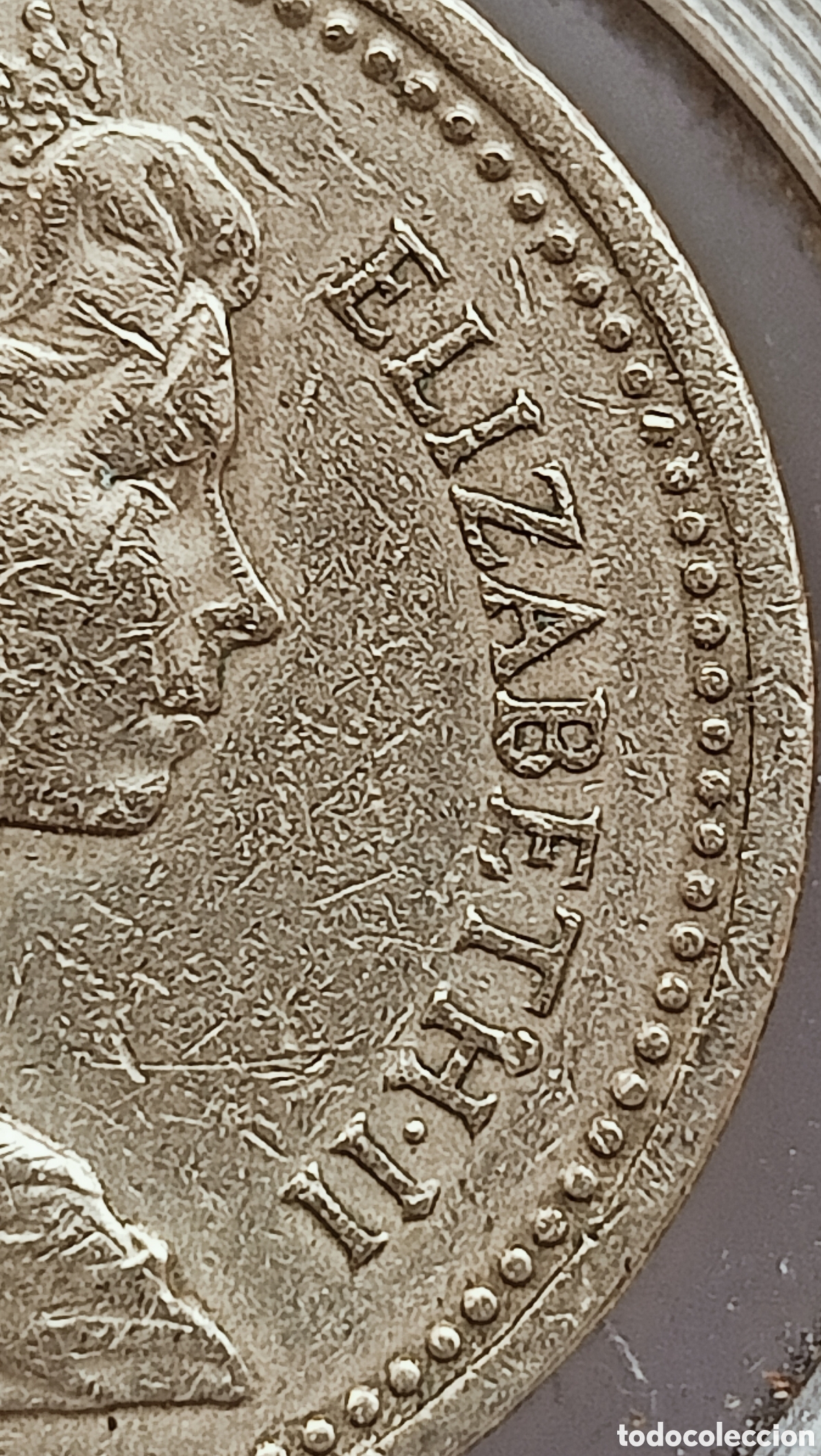 Monedas con errores: Moneda Rei.Unido(1983) error m&uacute;ltiple - Foto 23