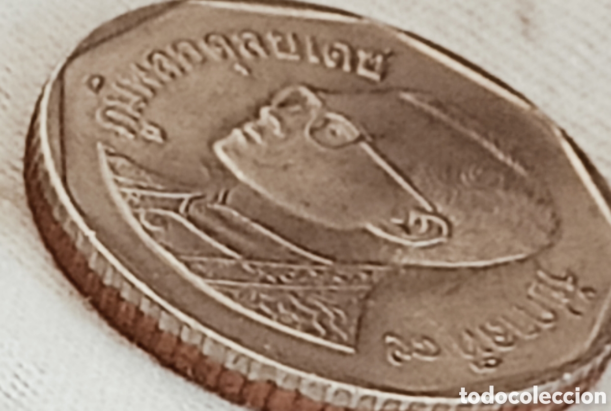 Monedas con errores: Moneda 5 Baht 1988-variante - Foto 27