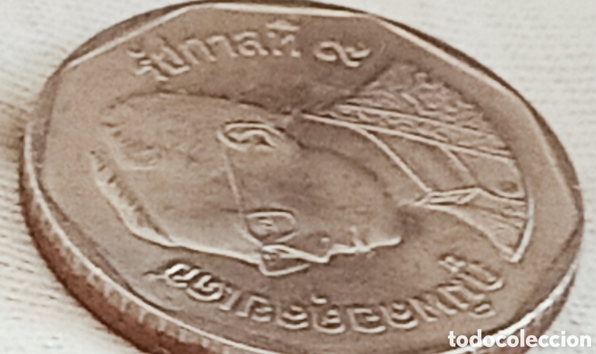 Monedas con errores: Moneda 5 Baht 1988-variante - Foto 30
