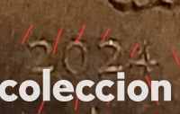 Monedas con errores: Moneda 50 C&eacute;ntimos Espa&ntilde;a 2024 M&uacute;ltiples Errores Acu&ntilde;aci&oacute;n MBC - Foto 4