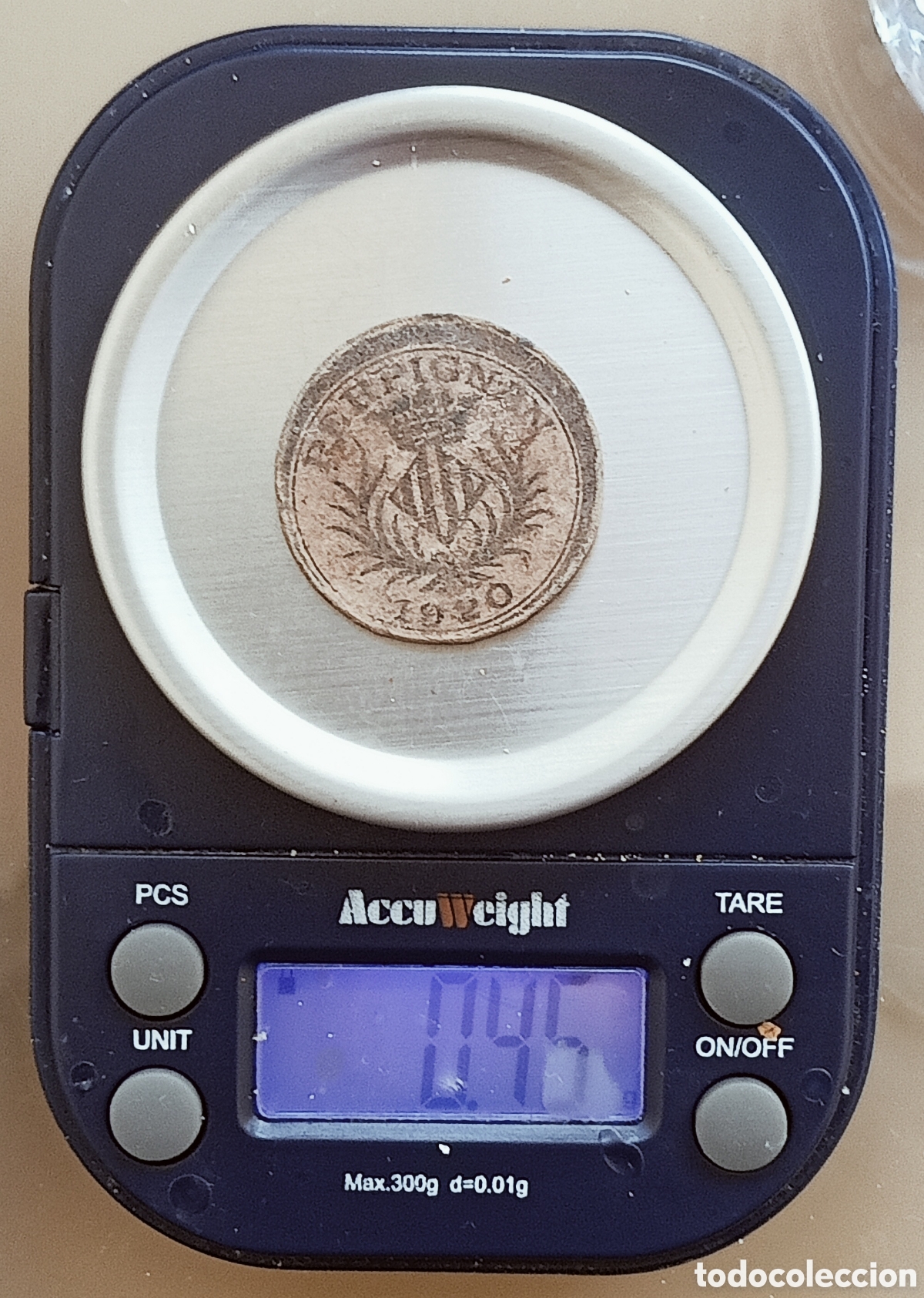 Monedas con errores: Moneda 5 c&eacute;nt Perpi&ntilde;an-1920&rdquo;variante&rdquo; - Foto 3