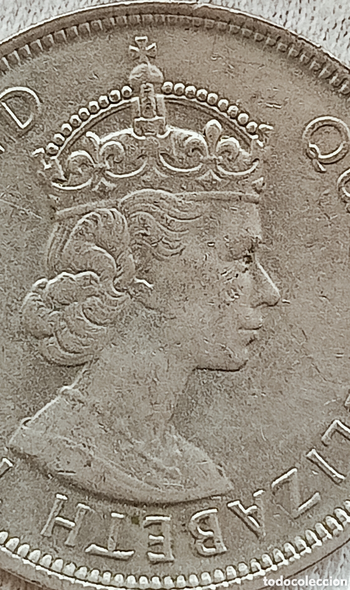 Monedas con errores: Moneda 1 Rupia 1975 Isabel ll/Rara (kM#35.1) - Foto 9
