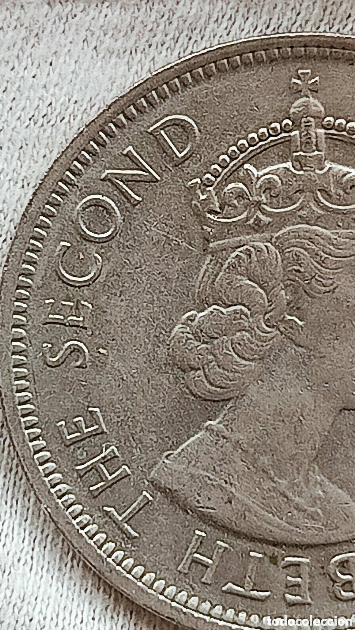Monedas con errores: Moneda 1 Rupia 1975 Isabel ll/Rara (kM#35.1) - Foto 11