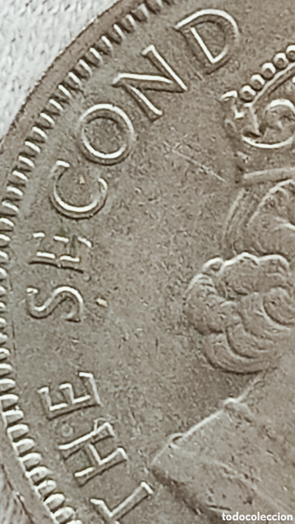 Monedas con errores: Moneda 1 Rupia 1975 Isabel ll/Rara (kM#35.1) - Foto 13