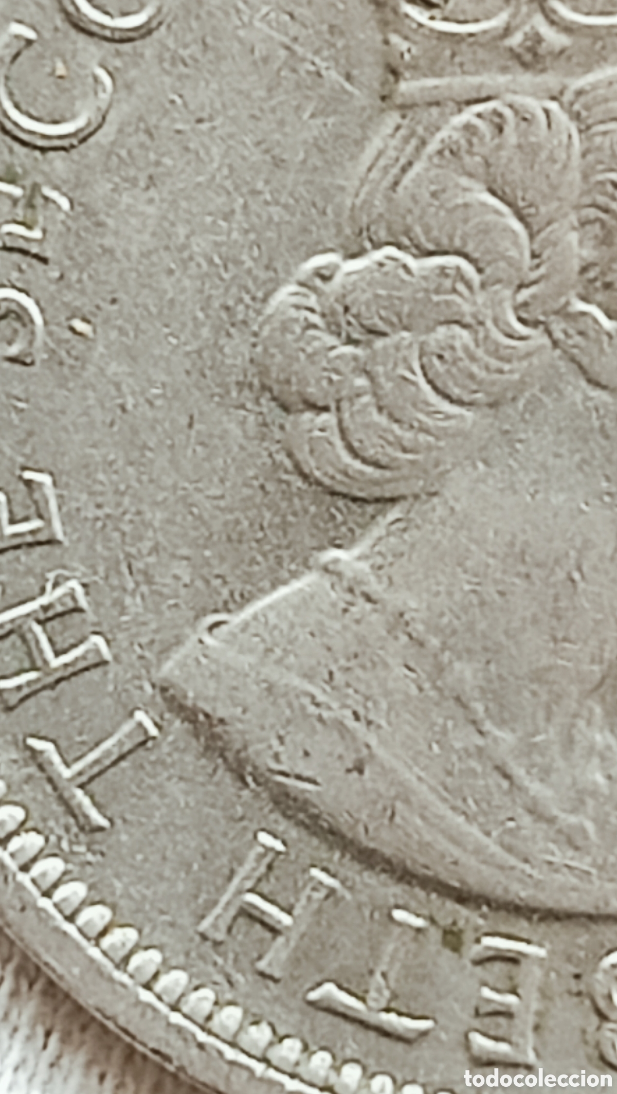 Monedas con errores: Moneda 1 Rupia 1975 Isabel ll/Rara (kM#35.1) - Foto 16