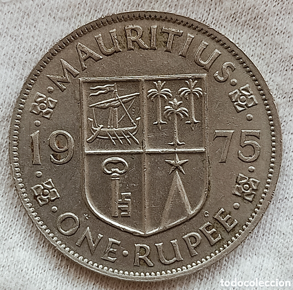 Monedas con errores: Moneda 1 Rupia 1975 Isabel ll/Rara (kM#35.1) - Foto 18