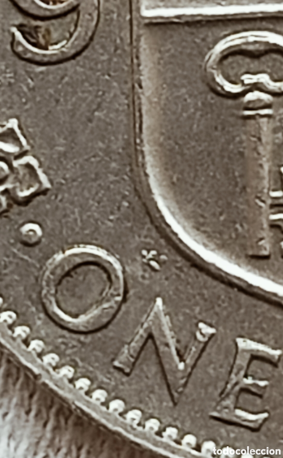 Monedas con errores: Moneda 1 Rupia 1975 Isabel ll/Rara (kM#35.1) - Foto 29