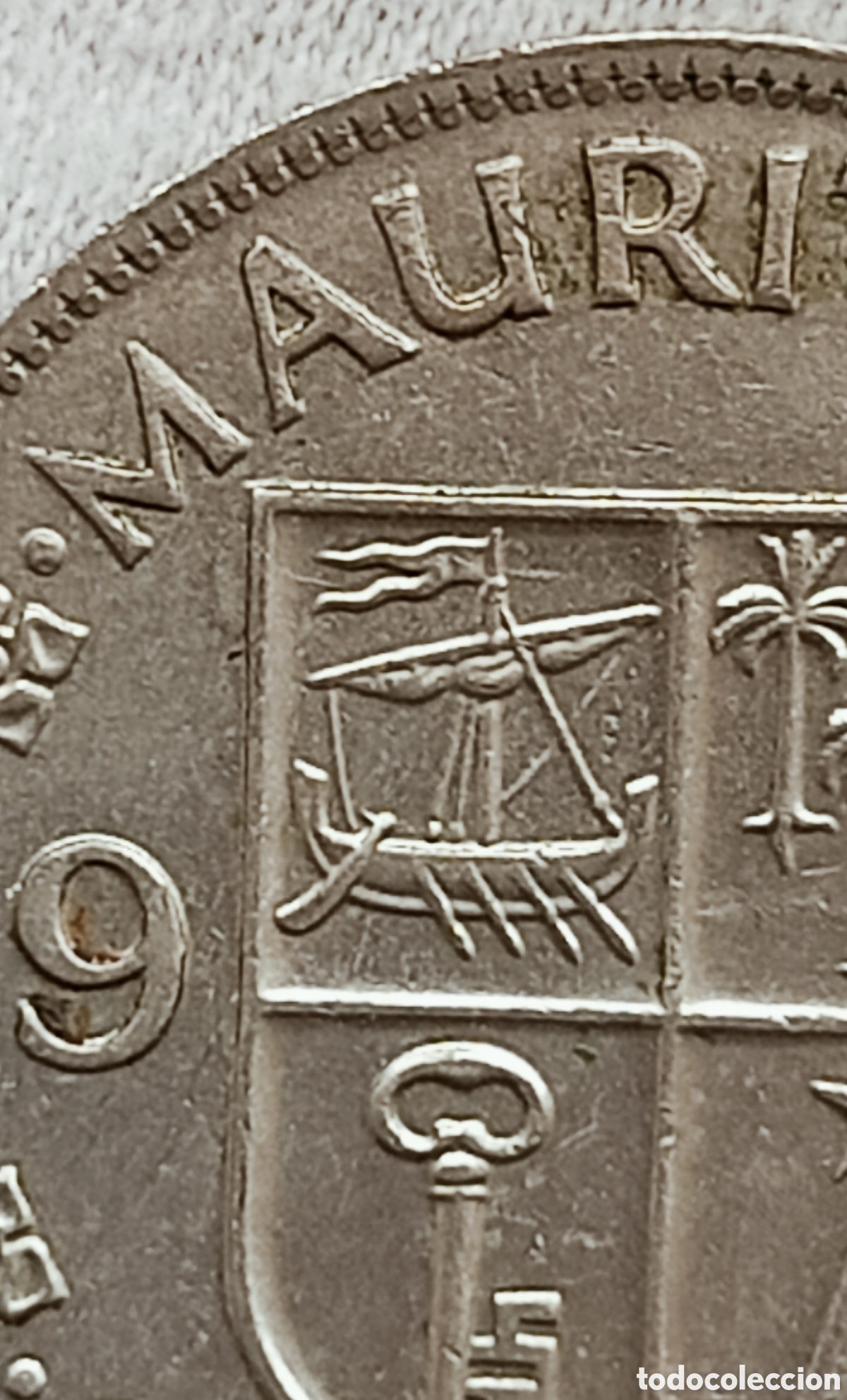 Monedas con errores: Moneda 1 Rupia 1975 Isabel ll/Rara (kM#35.1) - Foto 30