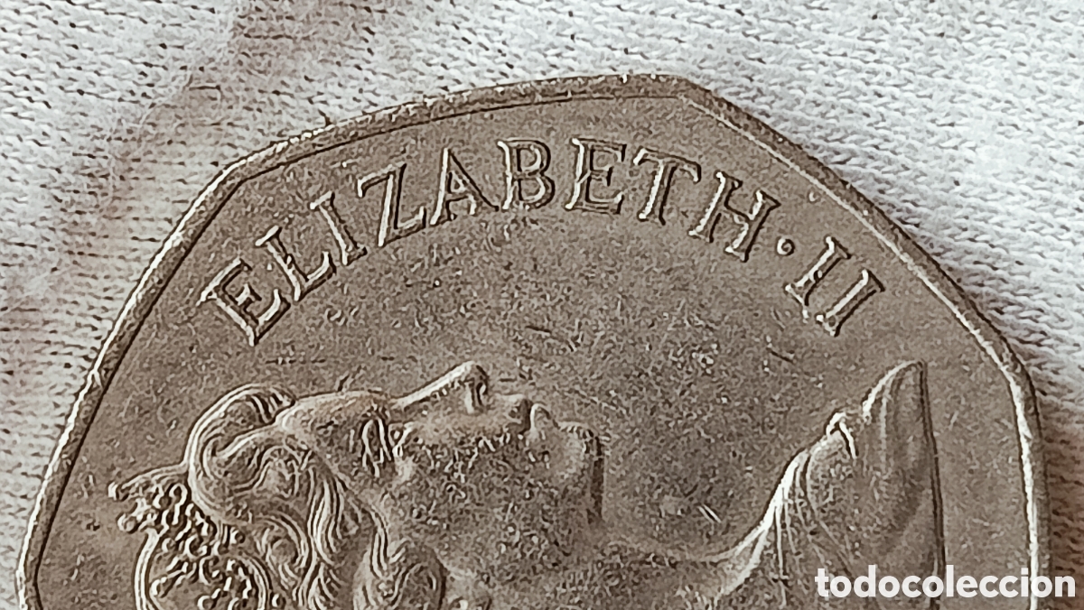 Monedas con errores: Moneda Isabel ll -1980(variante) - Foto 9