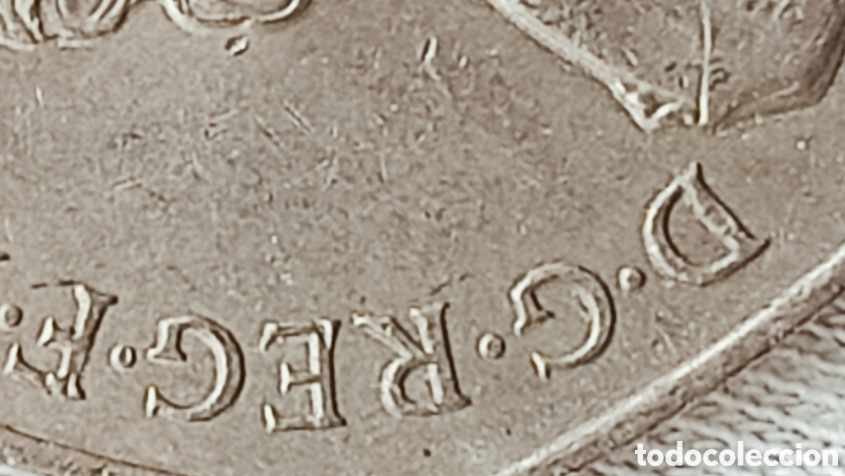 Monedas con errores: Moneda Isabel ll -1980(variante) - Foto 16