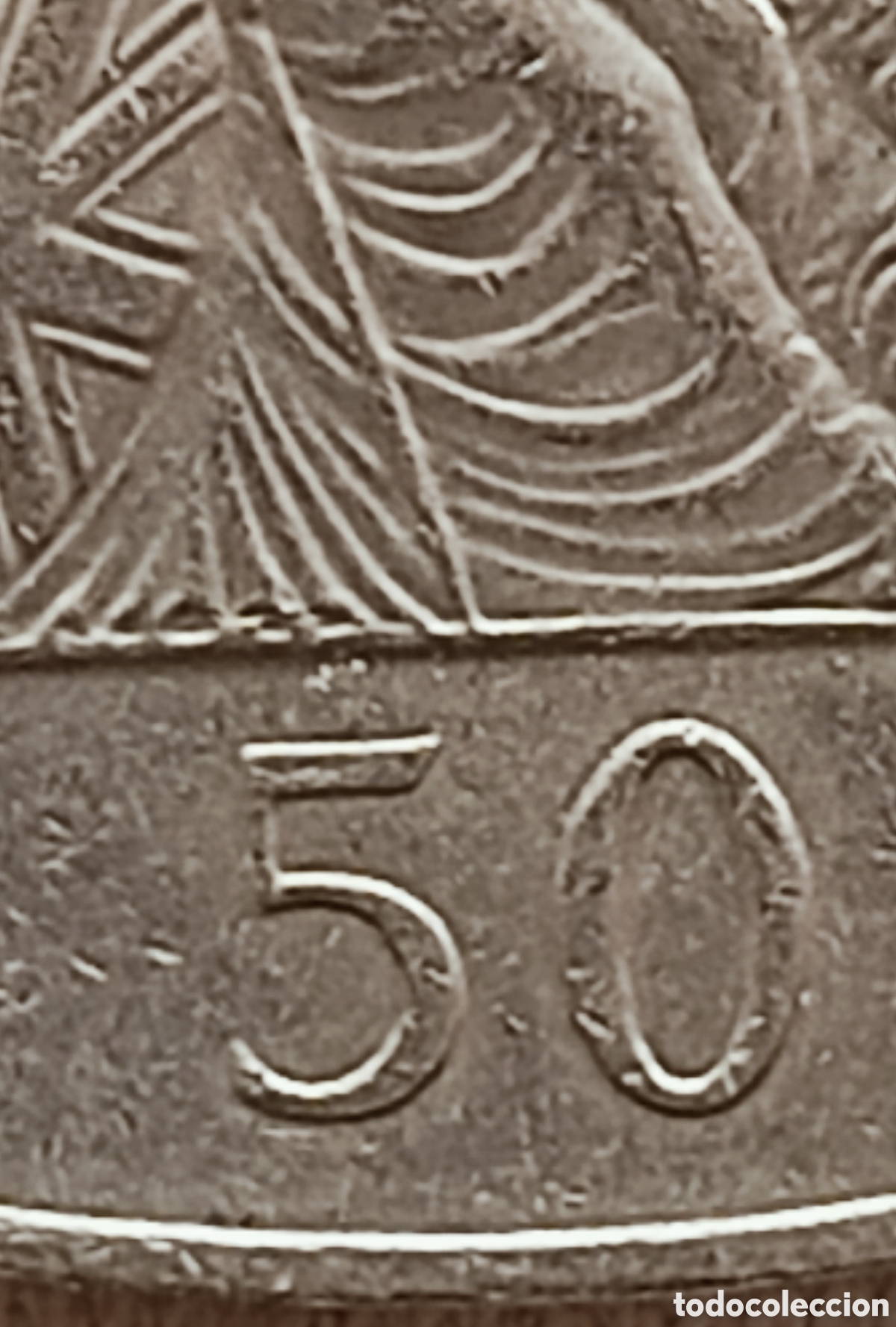 Monedas con errores: Moneda Isabel ll -1980(variante) - Foto 23