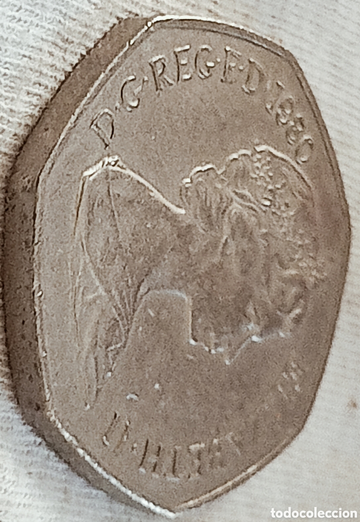 Monedas con errores: Moneda Isabel ll -1980(variante) - Foto 30