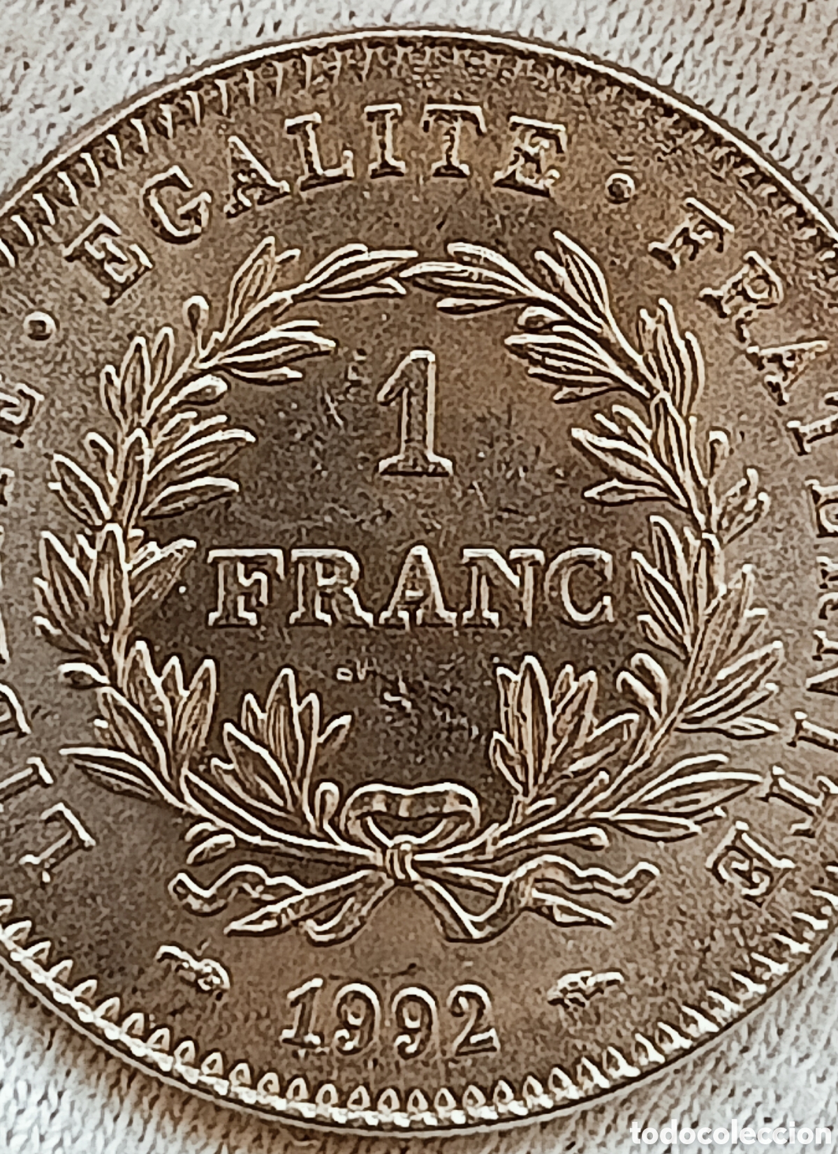 Monedas con errores: Moneda&rdquo;1Franco 1992-Variante - Foto 6