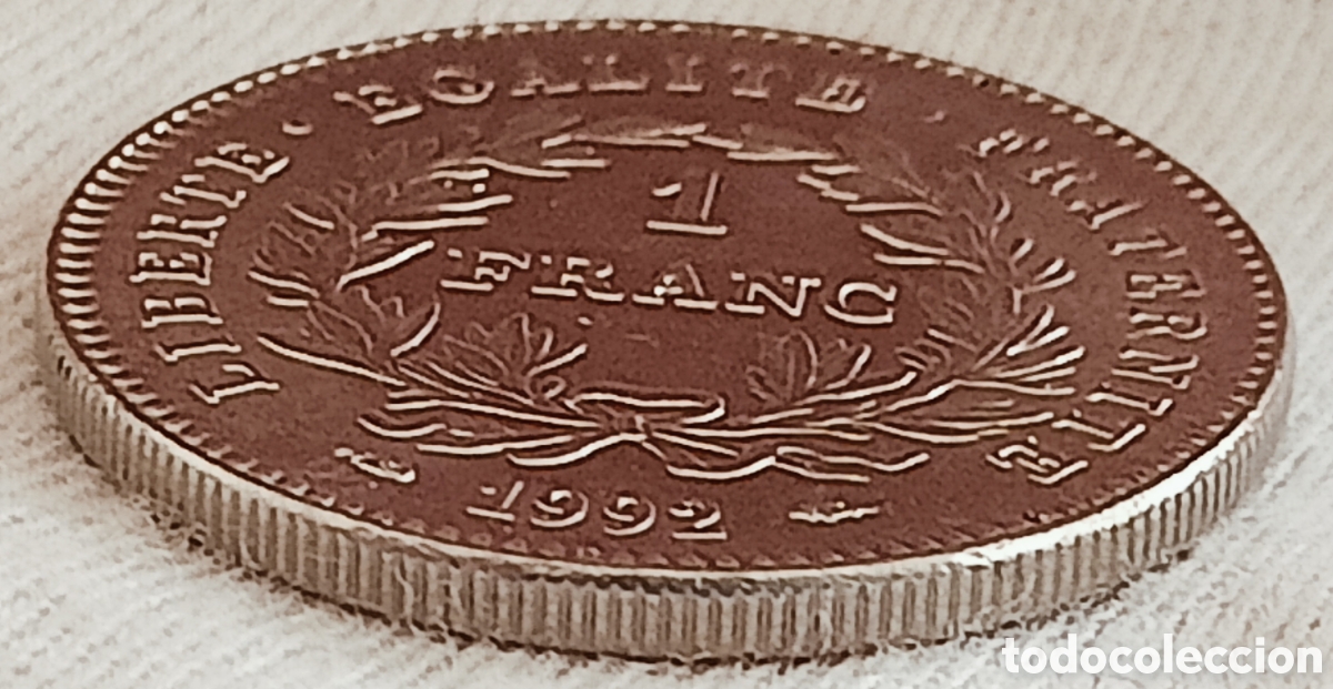 Monedas con errores: Moneda&rdquo;1Franco 1992-Variante - Foto 12