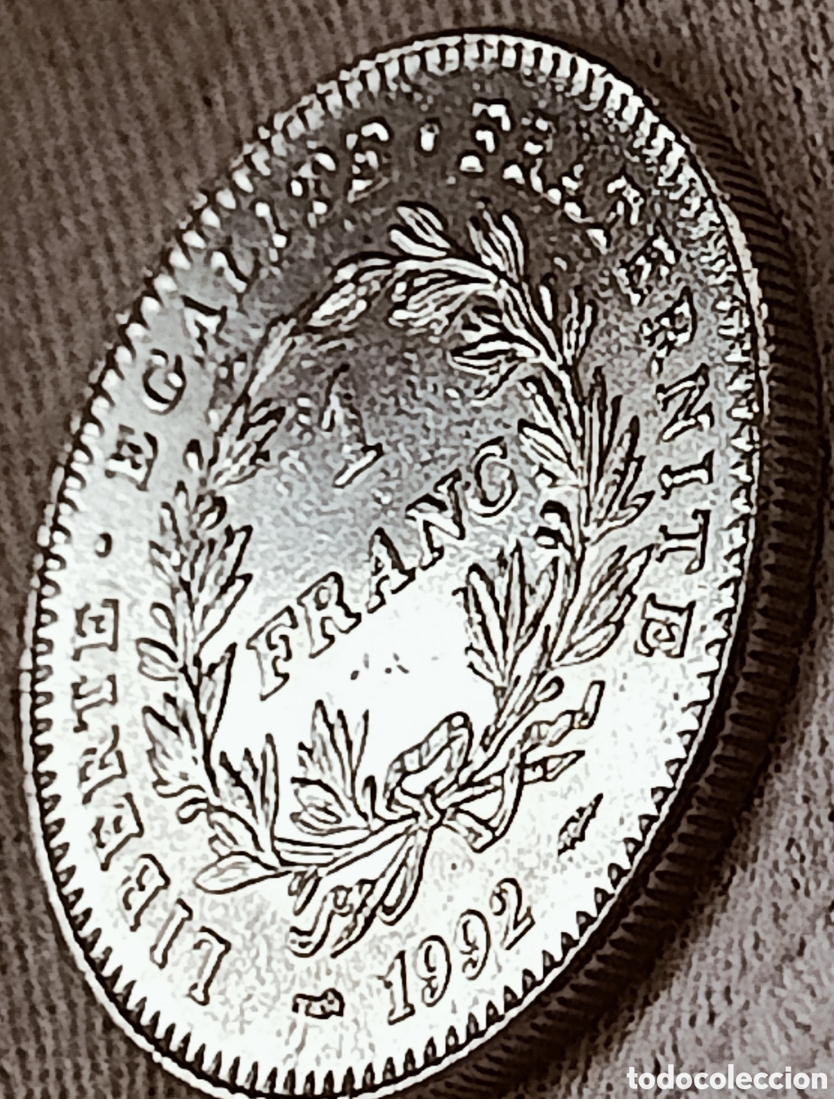 Monedas con errores: Moneda&rdquo;1Franco 1992-Variante - Foto 25