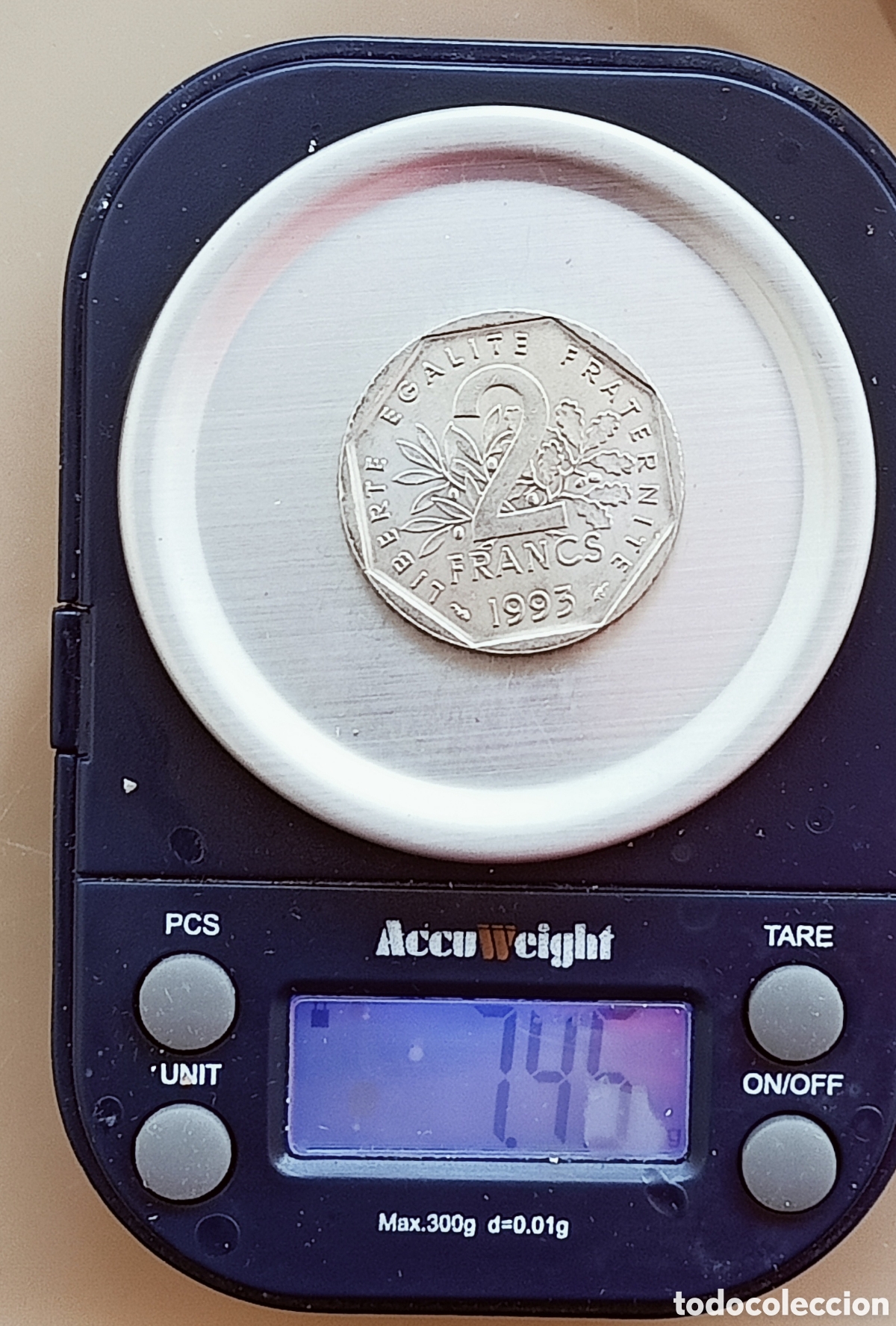 Monedas con errores: Moneda Francia (Jean Moulin) Variante - Foto 2