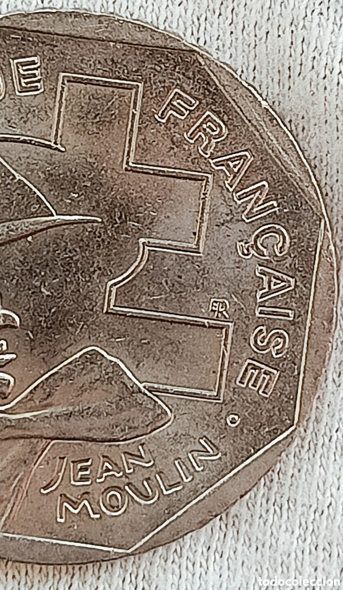 Monedas con errores: Moneda Francia (Jean Moulin) Variante - Foto 6