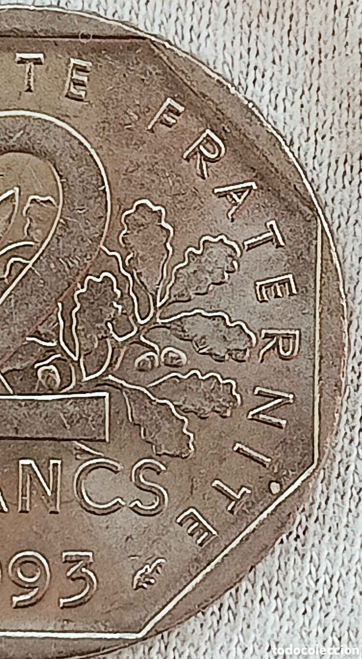 Monedas con errores: Moneda Francia (Jean Moulin) Variante - Foto 7