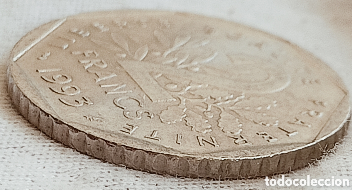 Monedas con errores: Moneda Francia (Jean Moulin) Variante - Foto 9
