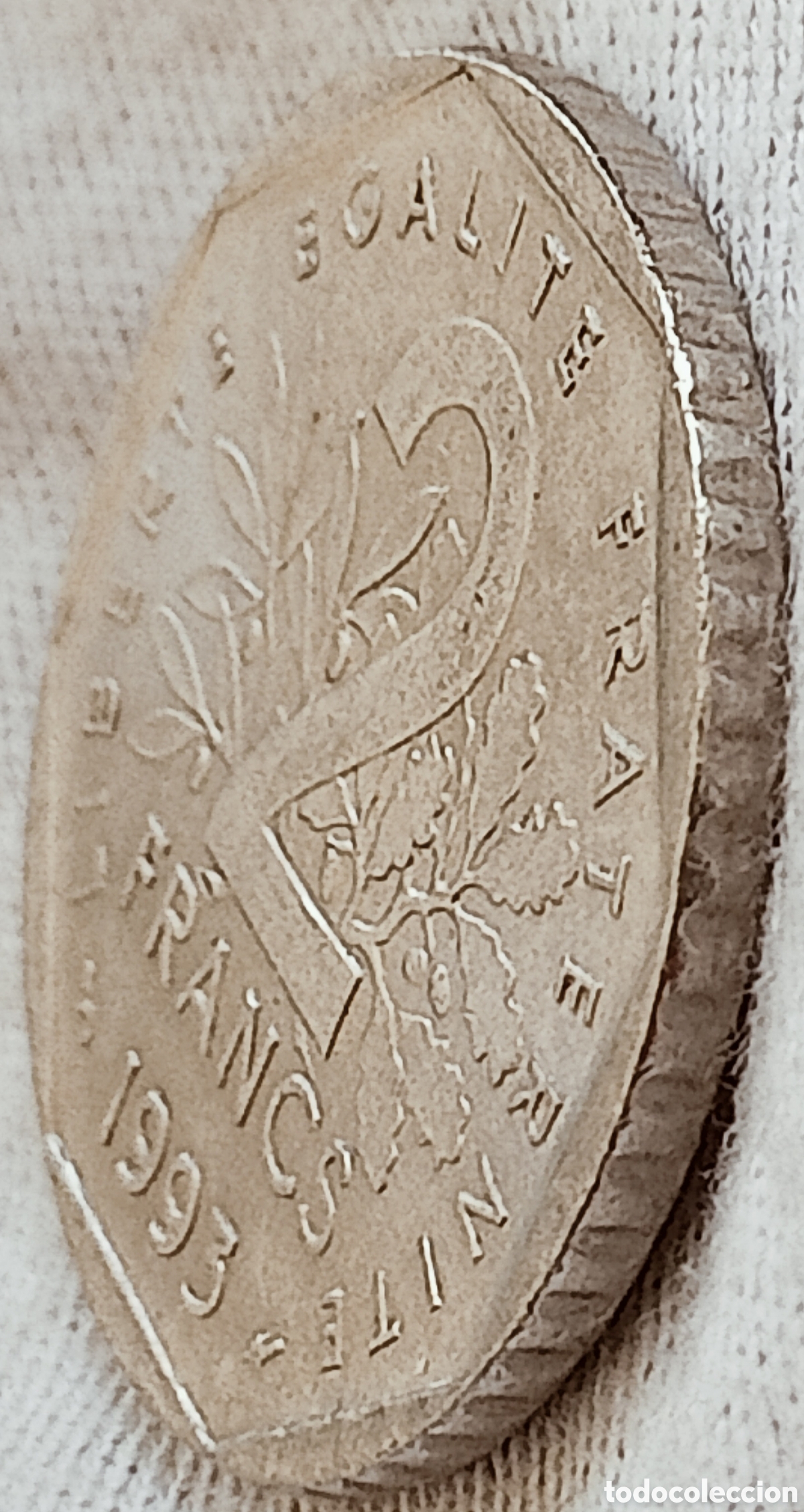 Monedas con errores: Moneda Francia (Jean Moulin) Variante - Foto 10