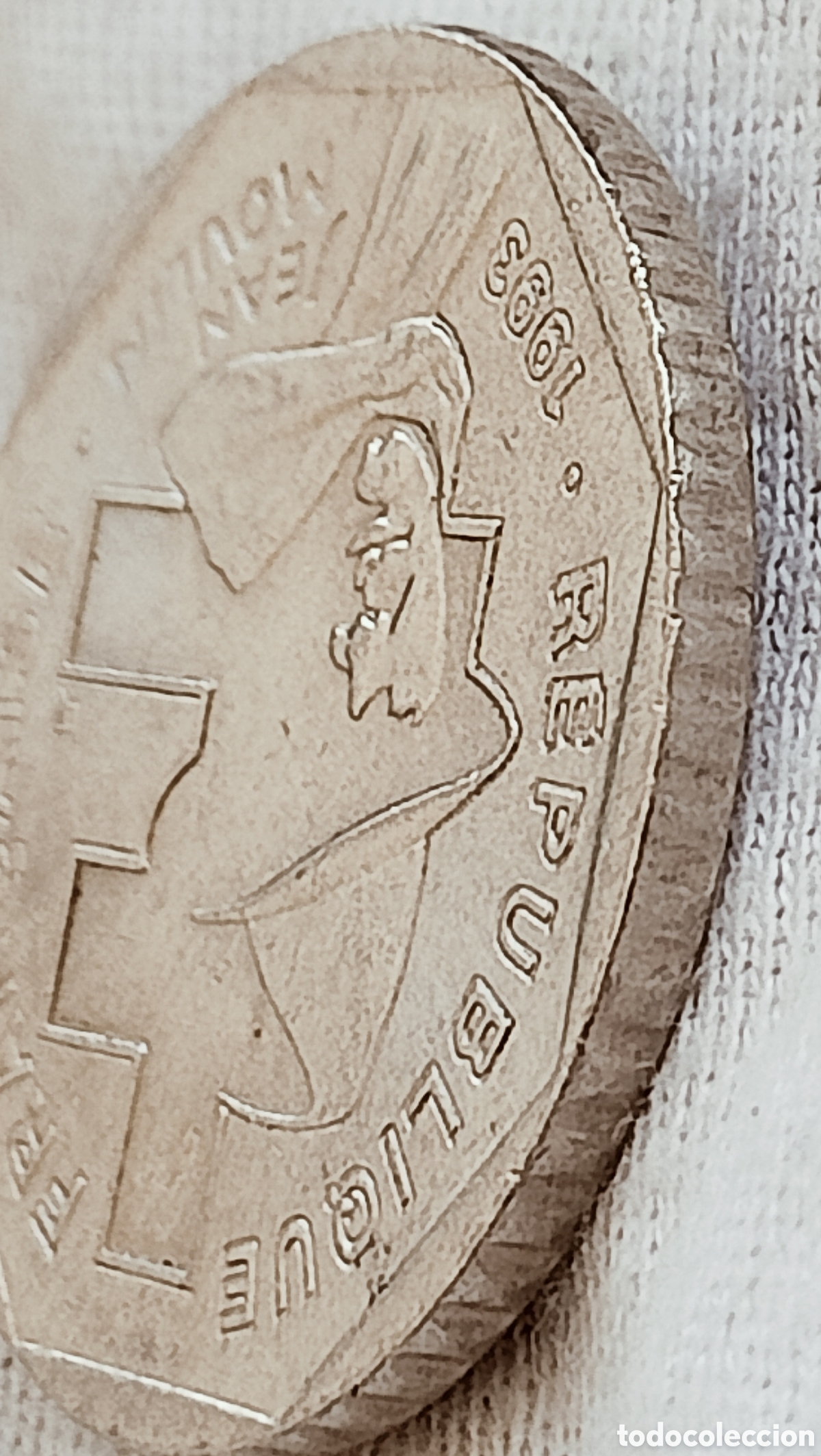 Monedas con errores: Moneda Francia (Jean Moulin) Variante - Foto 12