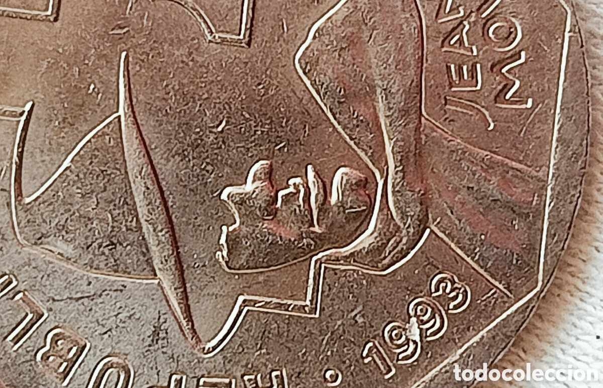 Monedas con errores: Moneda Francia (Jean Moulin) Variante - Foto 17